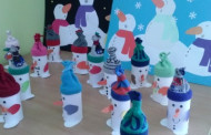 Vaikų dienos centro lankytojai su žiema atsisveikino lankydami parodą
