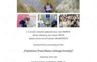 Alytuje bus pristatyta Izraelio ambasados Lietuvoje inicijuota paroda „Popiežiaus Pranciškaus viešnagė Izraelyje“