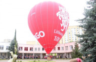 Išskirtinė rugsėjo pirmoji Alytuje – mokiniai kilo į dangų su oro balionu