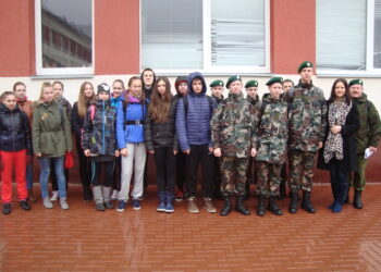 Pavasario atostogos Lazdijų Motiejaus Gustaičio gimnazijos ir Šventežerio mokyklos jauniesiems šauliams  pačios geriausios!