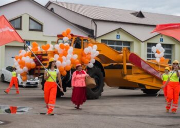 Kelių muziejaus ekspoziciją papildė legendinis kelių statybos mechanizmas (atnaujinta)