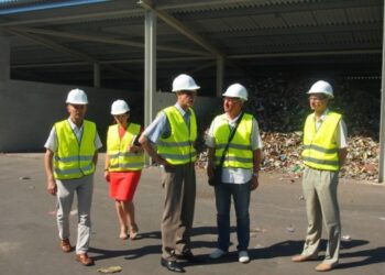 Rajono vadovai lankėsi Alytaus regiono atliekų perdirbimo centre