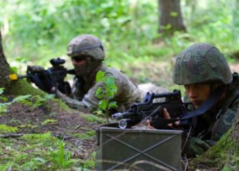 Pabradėje prasidėjo bendros Lietuvos ir JAV karių pratybos