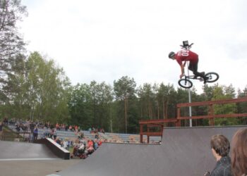 Druskininkuose atidaryta moderni erdvė ekstremalaus sporto mėgėjams