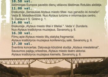 Europos paveldo diena Alytuje: ekskursijos, filmai ir šventinis koncertas