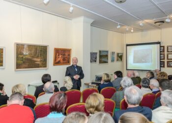 Petro Čerkelio kūrybos darbų parodos atidarymas Lazdijų krašto muziejuje