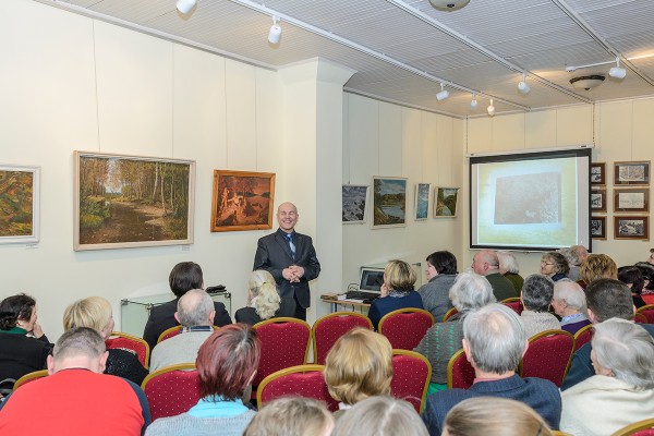 Petro Čerkelio kūrybos darbų parodos atidarymas Lazdijų krašto muziejuje