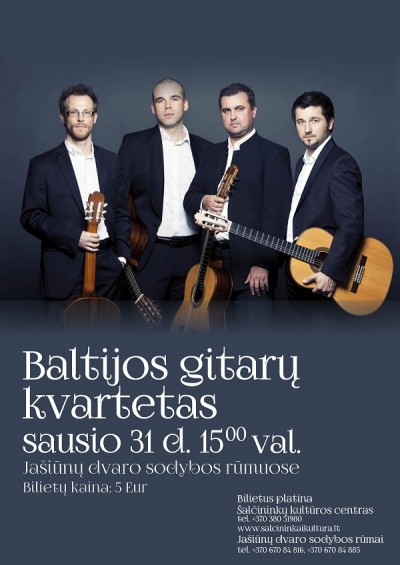 Baltijos gitarų kvarteto koncertas