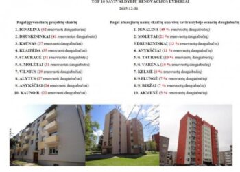 Renovacijos lyderių dešimtuke Druskininkai aplenkė didmiesčius ir yra antroje vietoje