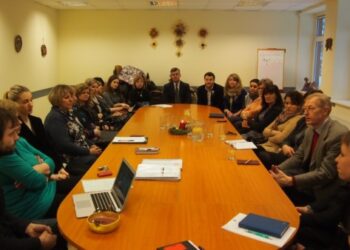 Susitikime su „Maisto banko“ atstovu aptarti aktualiausi klausimai