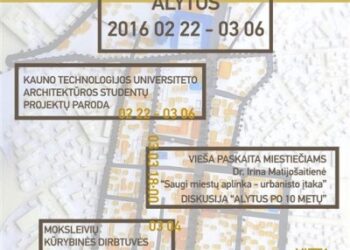 Idėjos miestui KTU projekte „Miestas. Architektūra. Aš“