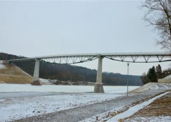 Alytaus pėsčiųjų ir dviračių tiltas – jau Lietuvos rekorduose!