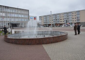 Fontanas Šalčininkuose jau veikia