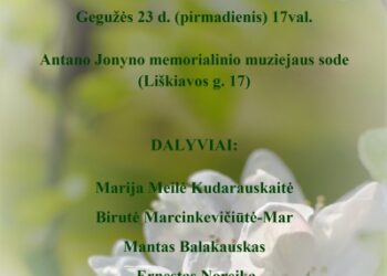 Poezijos paukštė nusileis ir Alytuje