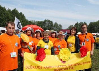 Lazdijų rajono atstovai Lietuvos kaimo bendruomenių sąskrydyje