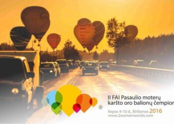 Birštone vyks FAI pasaulio moterų karšto oro balionų čempionatas