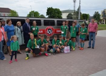 Šalčininkų Jano Sniadeckio gimnazijos komanda – Lietuvos mokyklų futbolo žaidynių nugalėtoja