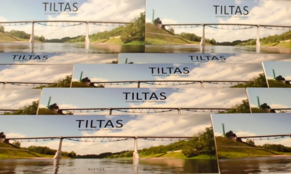 Aukščiausio Baltijos šalyse pėsčiųjų ir dviračių tilto atidarymui – 36 atvirlaiškių rinkinys „Tiltas, sujungęs tris šimtmečius“