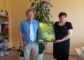 Gimnazijos muziejus gavo dovanų