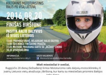 Mototuristinis ralis „Parodyk kelią Lietuvos“ finišuos Birštone