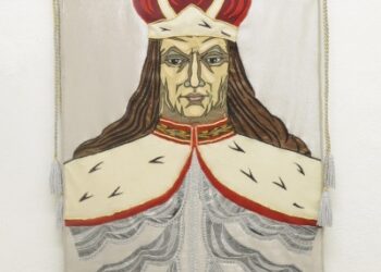 Medininkų pilyje – Sofijos Kanaverskytės vėliavų paroda „Lietuvos valdovai“