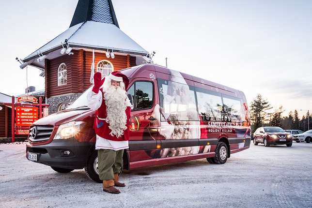 Kalėdų Senelio svečiams – lietuvių kurtas autobusas