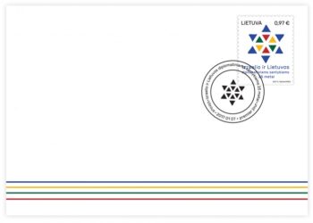 Pašto ženklu įprasmintas dvišalis bendradarbiavimas su Izraelio valstybe
