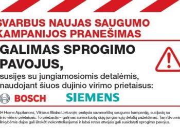 Svarbi informacija turintiems BOSCH ir SIEMENS dujines virykles