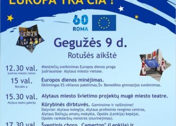 Europos dieną Alytuje kvepės pyragais