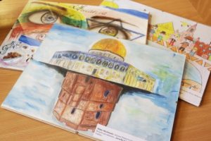Izraelį ir Lietuvą piešusių alytiškių mokinių darbai iškeliauja į nacionalinę parodą