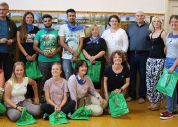 Piligrimai žygiavo Šv. Jokūbo keliu per Lazdijų rajoną