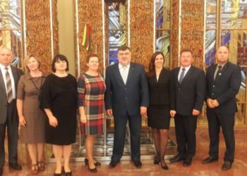 Lazdijų rajono delegacija dalyvavo šimtmečio konferencijoje Seime