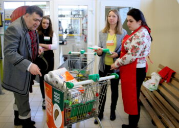 Savaitgalį vyko jubiliejinė „Maisto banko“ akcija