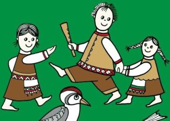 Bibliotekoje bus atvertas tautosakos lobynas – autentiški dzūkų vaikų žaidimai