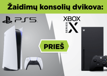 „PlayStation 5“ ar „Xbox Series X“? Viskas, ką žinome apie naujos kartos žaidimų konsoles